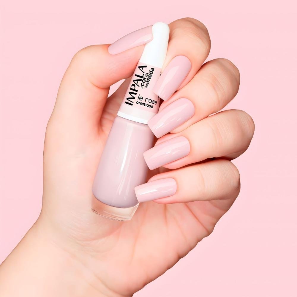 Esmalte Cremoso Impala A Cor Da Sua Moda Le Rose 7,5ml Le Rose 4