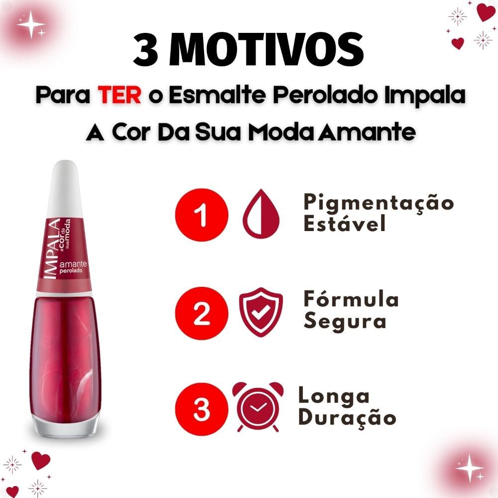 Esmalte Perolado Impala A Cor Da Sua Moda Amante 7,5ml Amante 5