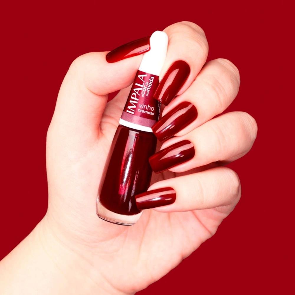 Esmalte Cremoso Impala A Cor Da Sua Moda Vinho 7,5ml Vinho 4
