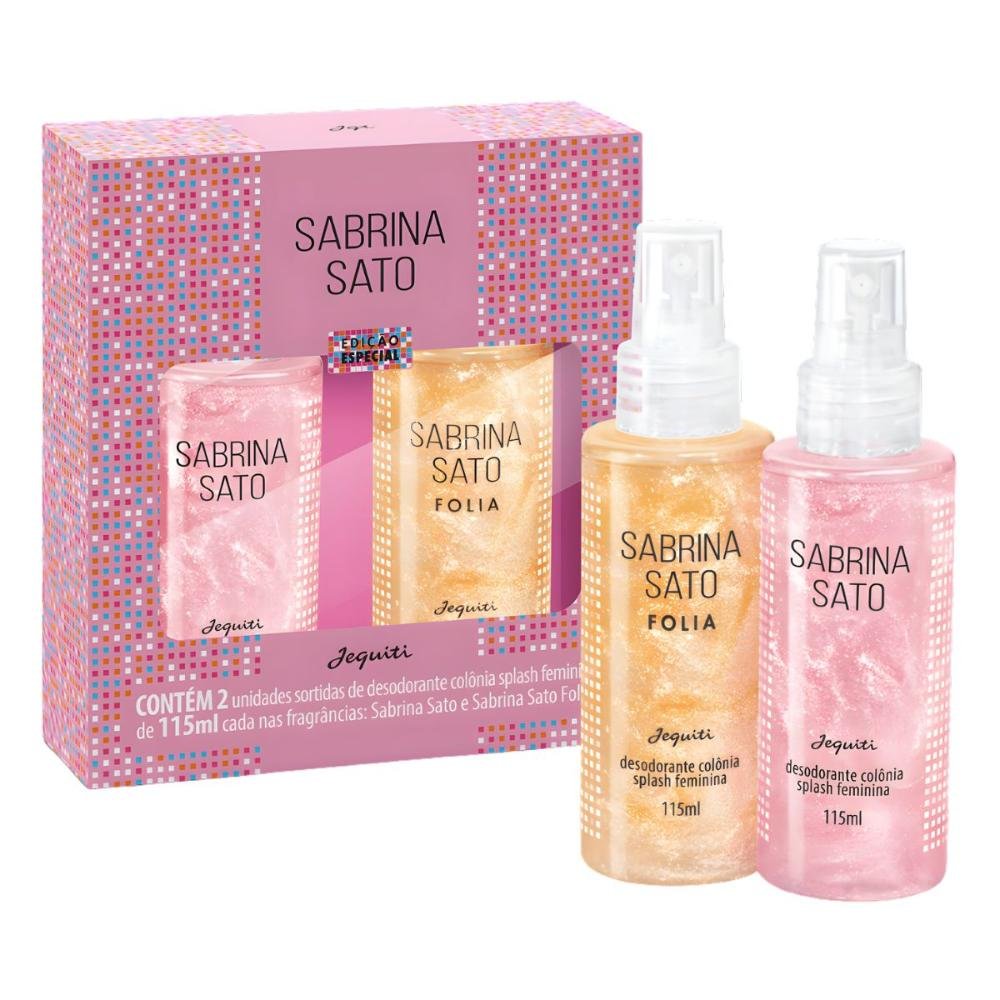 Kit Jequiti Sabrina Sato Desodorante Colônia Feminina Splash Edição Especial 115ml Com 2 ÚNICO 7