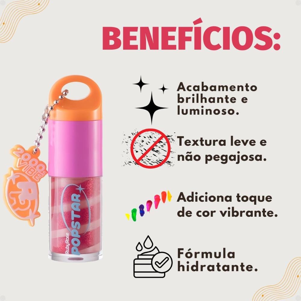 Gloss Labial Ruby Rose Popstar Party Time Oops Hb-l6406-1 Oops 2