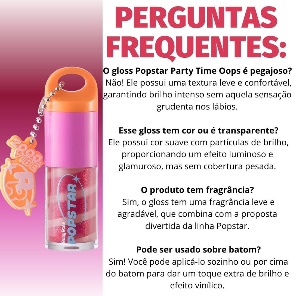 Gloss Labial Ruby Rose Popstar Party Time Oops Hb-l6406-1 Oops 6