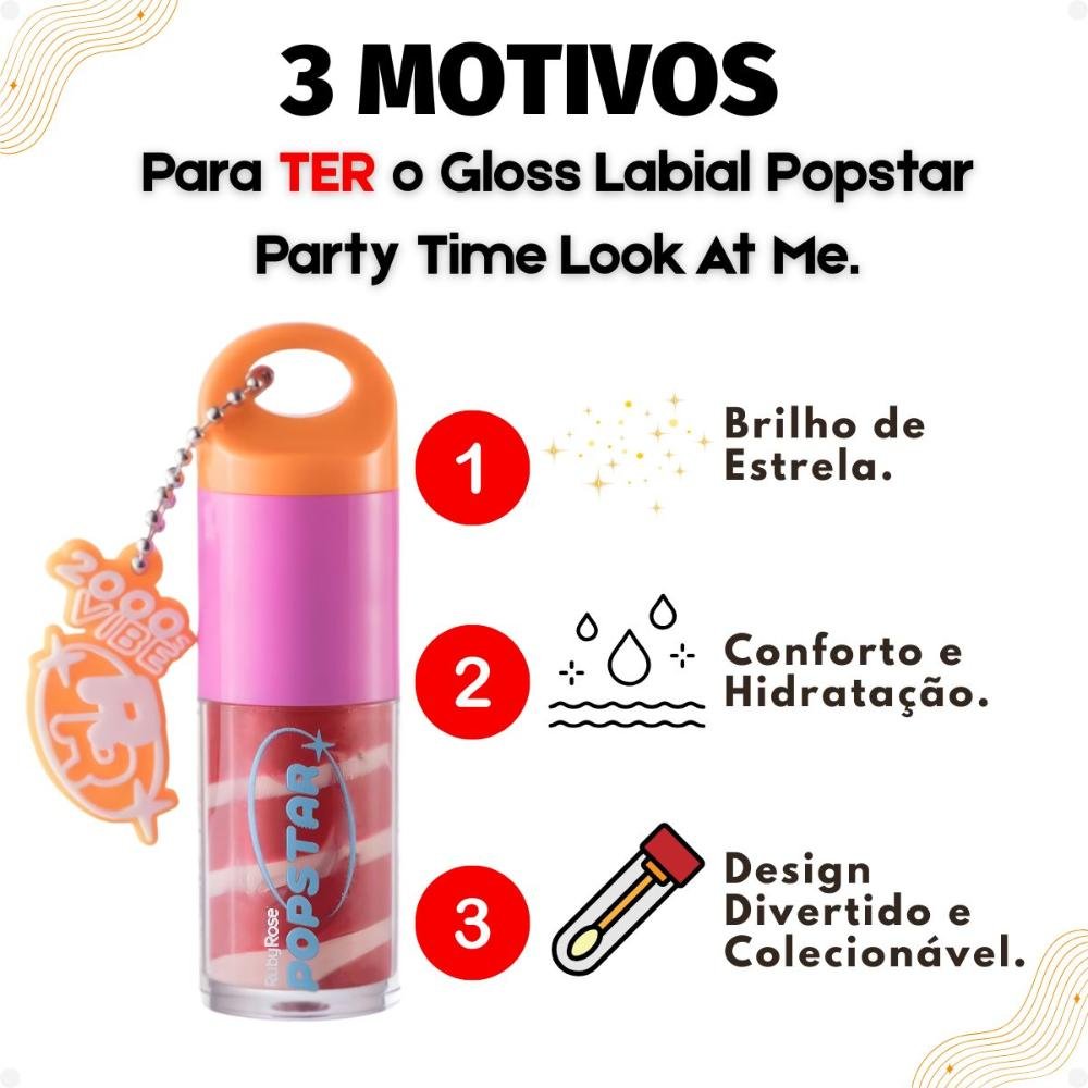 Gloss Labial Ruby Rose Popstar Party Time Bye Bye Hb-l6406-2 Bye Bye 4