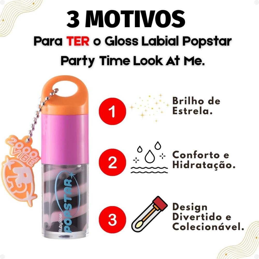 Gloss Labial Ruby Rose Popstar Party Time Just Dance Hb-l6406-4 Just Dance 4