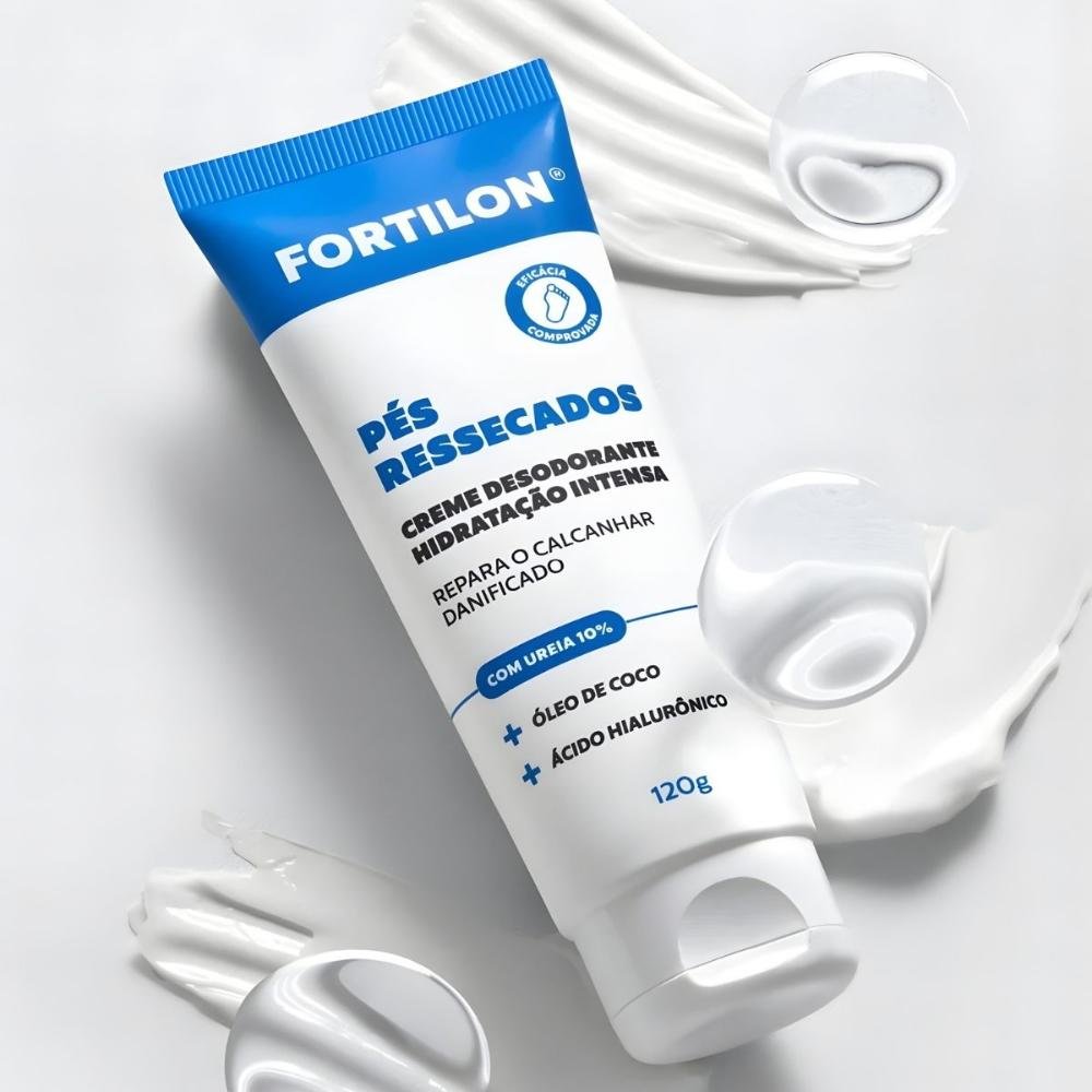 Creme Desodorante Dailus Fortilon Hidratação Intensa Pés Ressecados 120g 120g 3