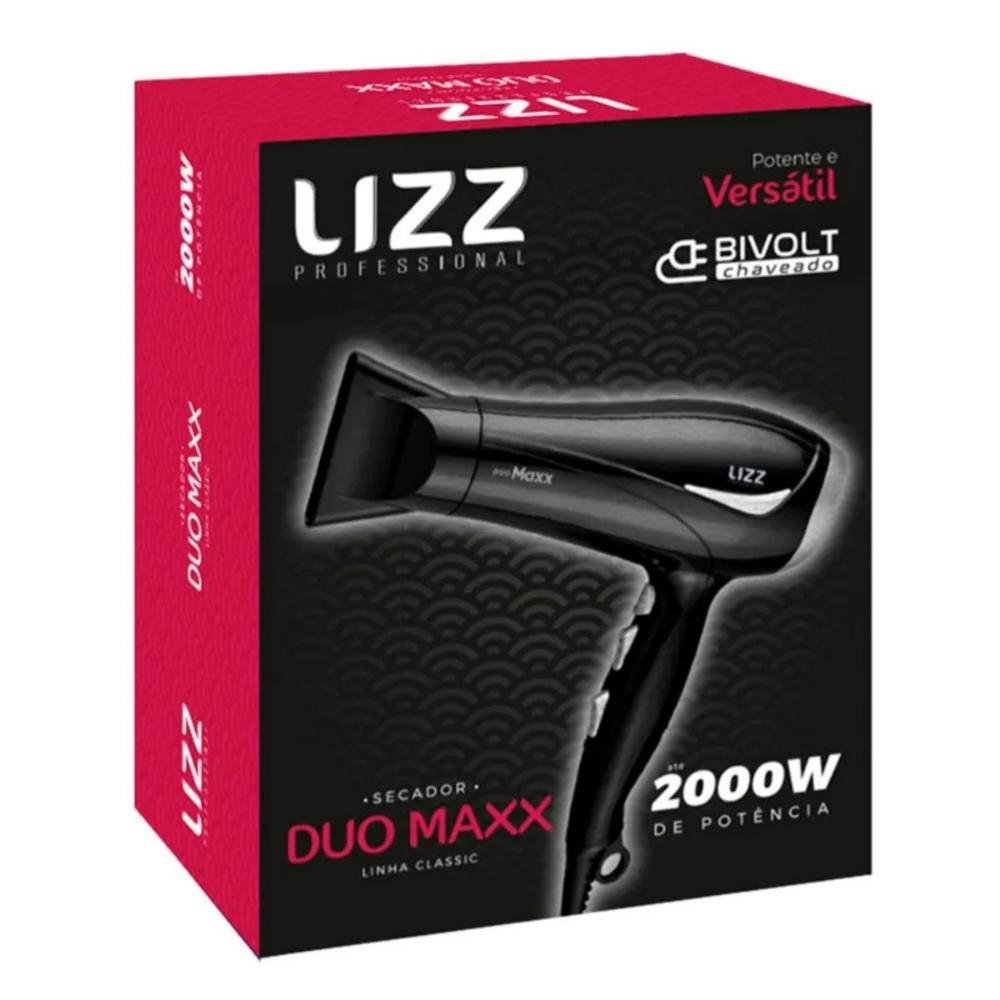 Secador Lizz Duo Maxx 2000w Bivolt + Mimo Bivolt 4