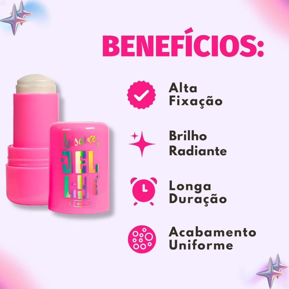 Iluminador Luisance Jelly Glow 2 Em 1 Crystal Glimmer L3293 Crystal Glimmer 2