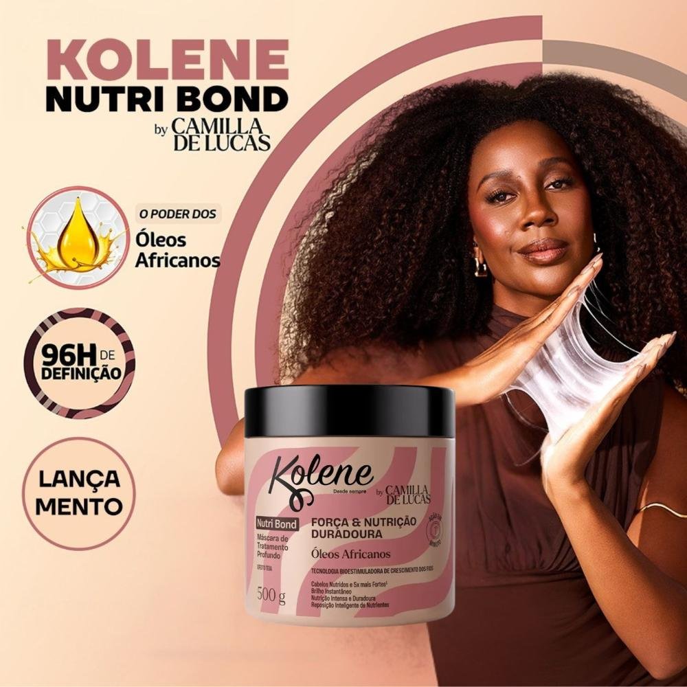 Máscara De Tratamento Profundo Kolene By Camilla De Lucas Nutri Bond 500g 500g 4