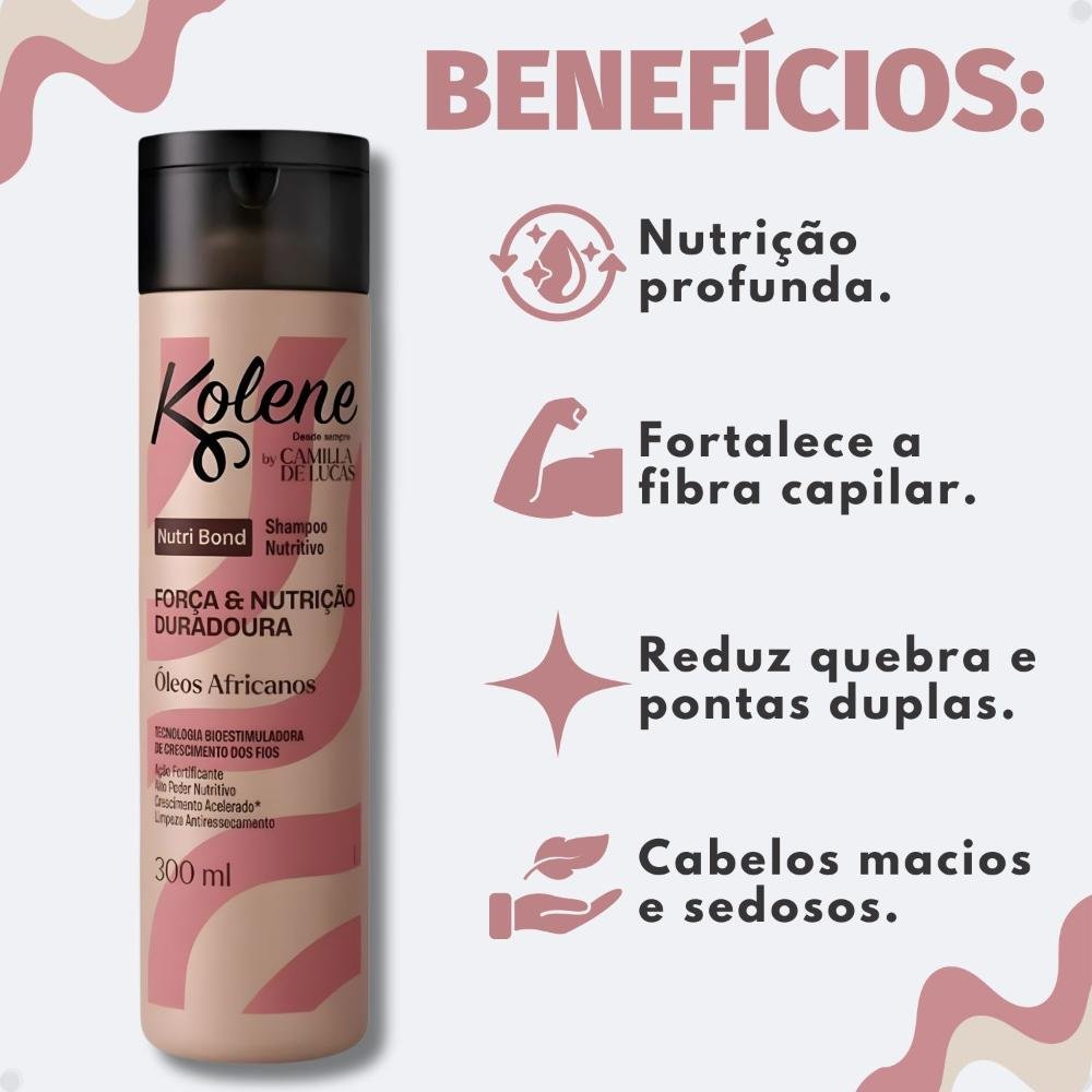 Shampoo Kolene By Camilla De Lucas Nutri Bond 300ml 300ml 2