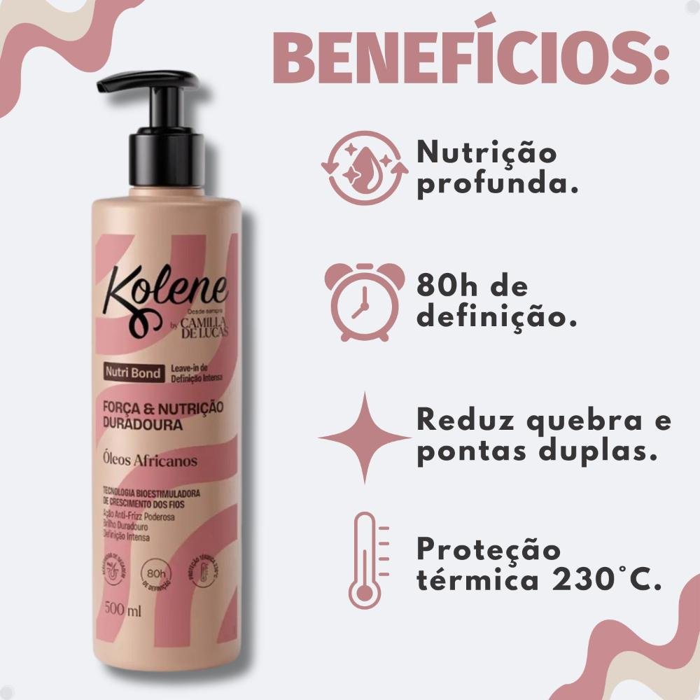 Leave-in Kolene By Camilla De Lucas Nutri Bond 500ml 500ml 2