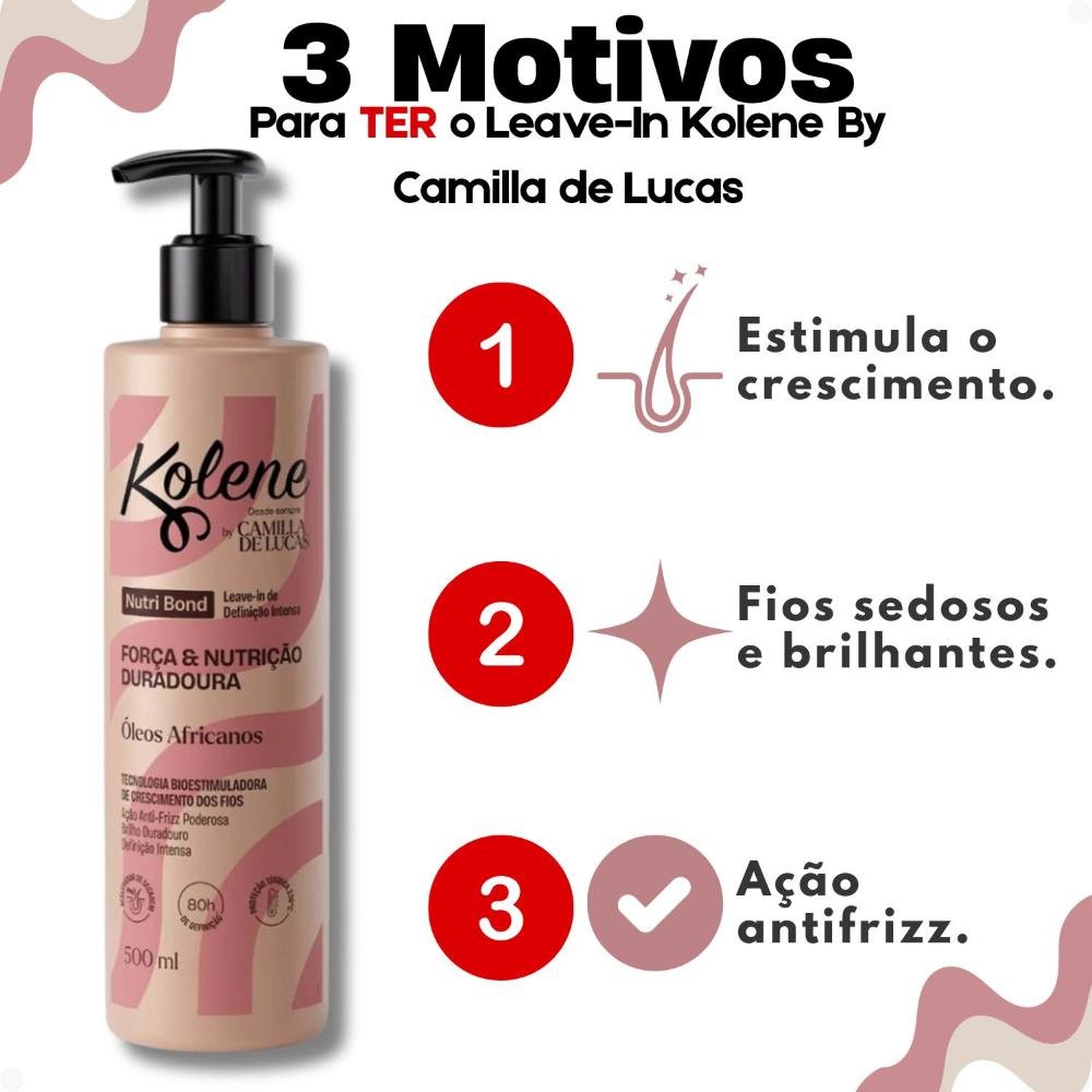 Leave-in Kolene By Camilla De Lucas Nutri Bond 500ml 500ml 5