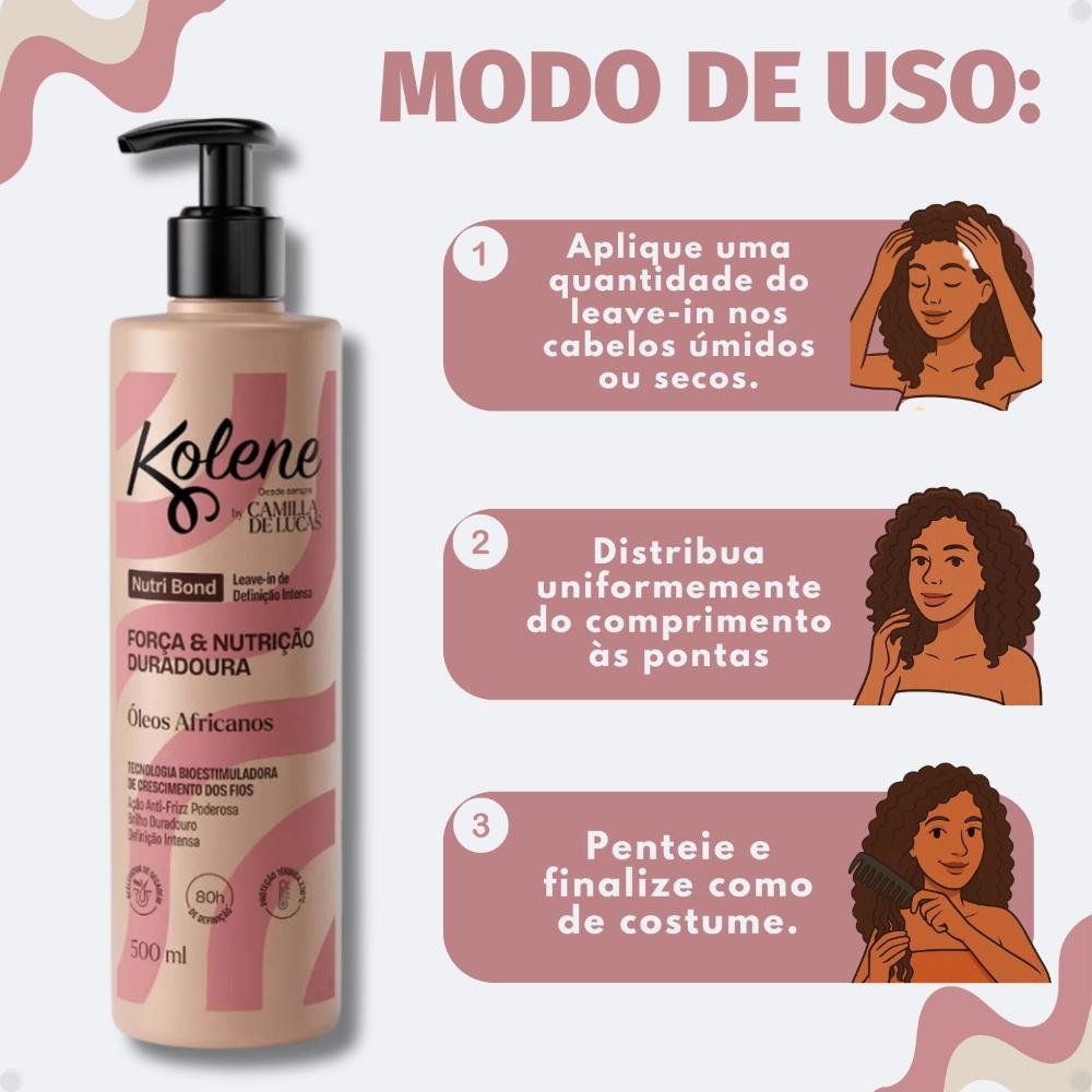 Leave-in Kolene By Camilla De Lucas Nutri Bond 500ml 500ml 6