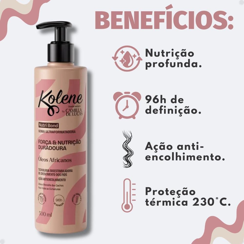 Goma Ultraformatadora Kolene By Camilla De Lucas Nutri Bond 500ml 500ml 2