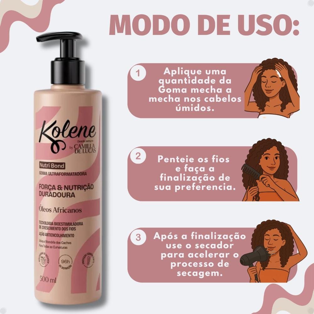 Goma Ultraformatadora Kolene By Camilla De Lucas Nutri Bond 500ml 500ml 6