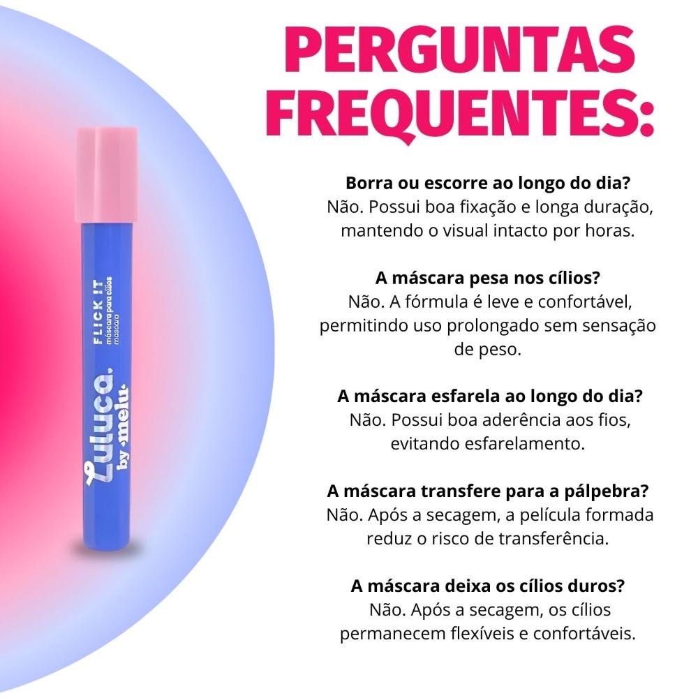 Máscara para Cílios Luluca By Melu Flick It Ocean Eyes Rr-E2003-2 Ocean Eyes 7