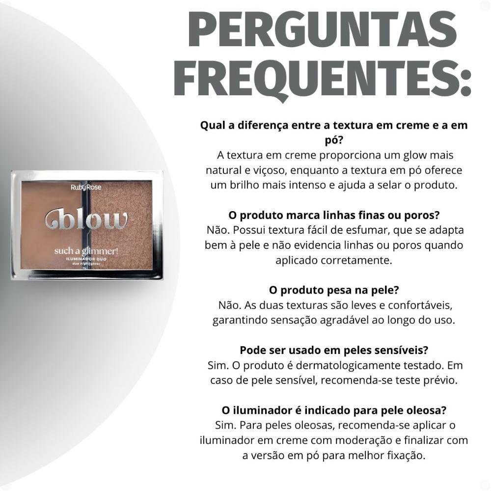 Iluminador Duo Ruby Rose Blow Such a Glimmer! Like a Treasure Hb-m705-3 ÚNICO 7