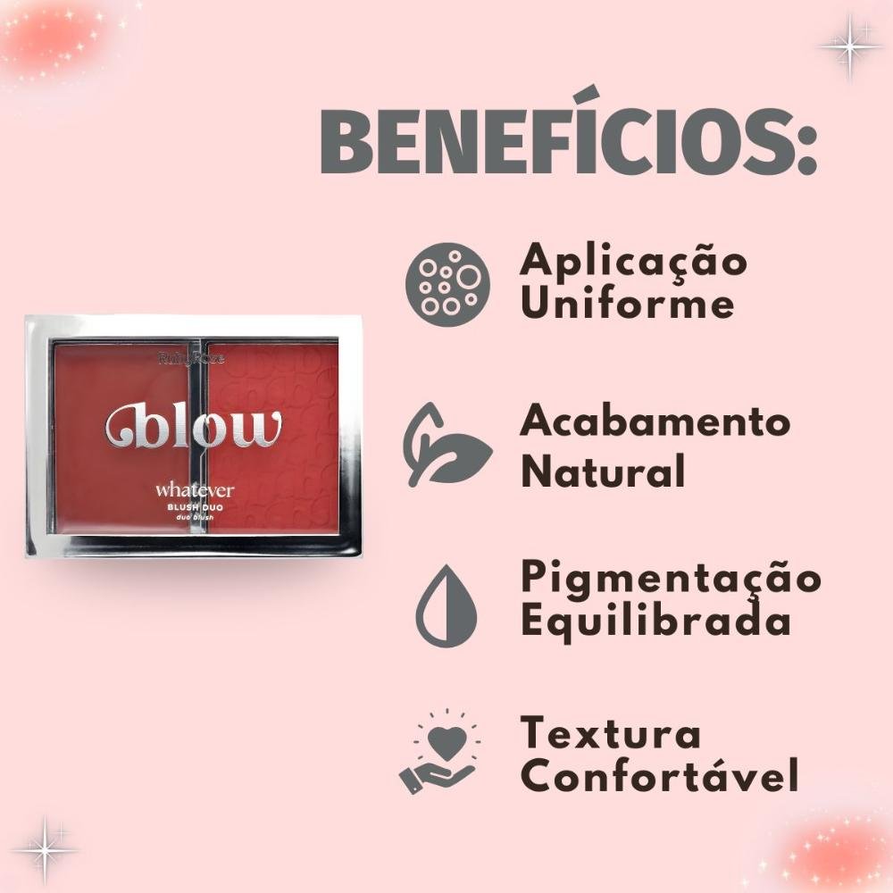 Blush Duo Ruby Rose Blow Whatever Shopping Day Hb-m05-2 ÚNICO 2