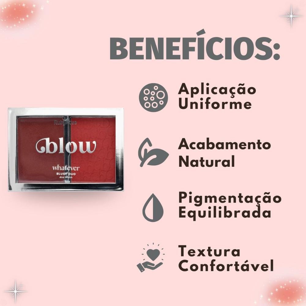 Blush Duo Ruby Rose Blow Whatever Stay Home Hb-m05-3 ÚNICO 2