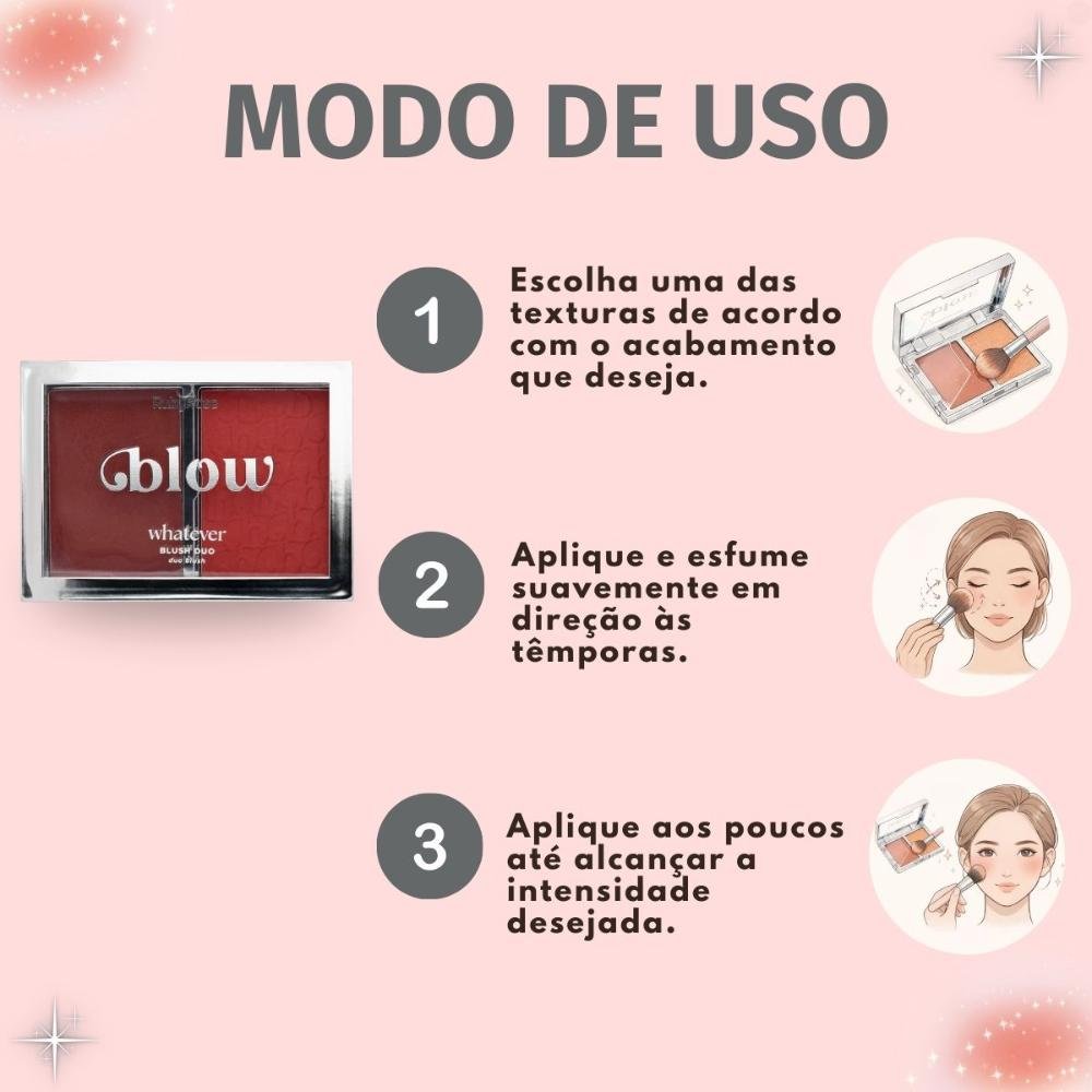 Blush Duo Ruby Rose Blow Whatever Stay Home Hb-m05-3 ÚNICO 6