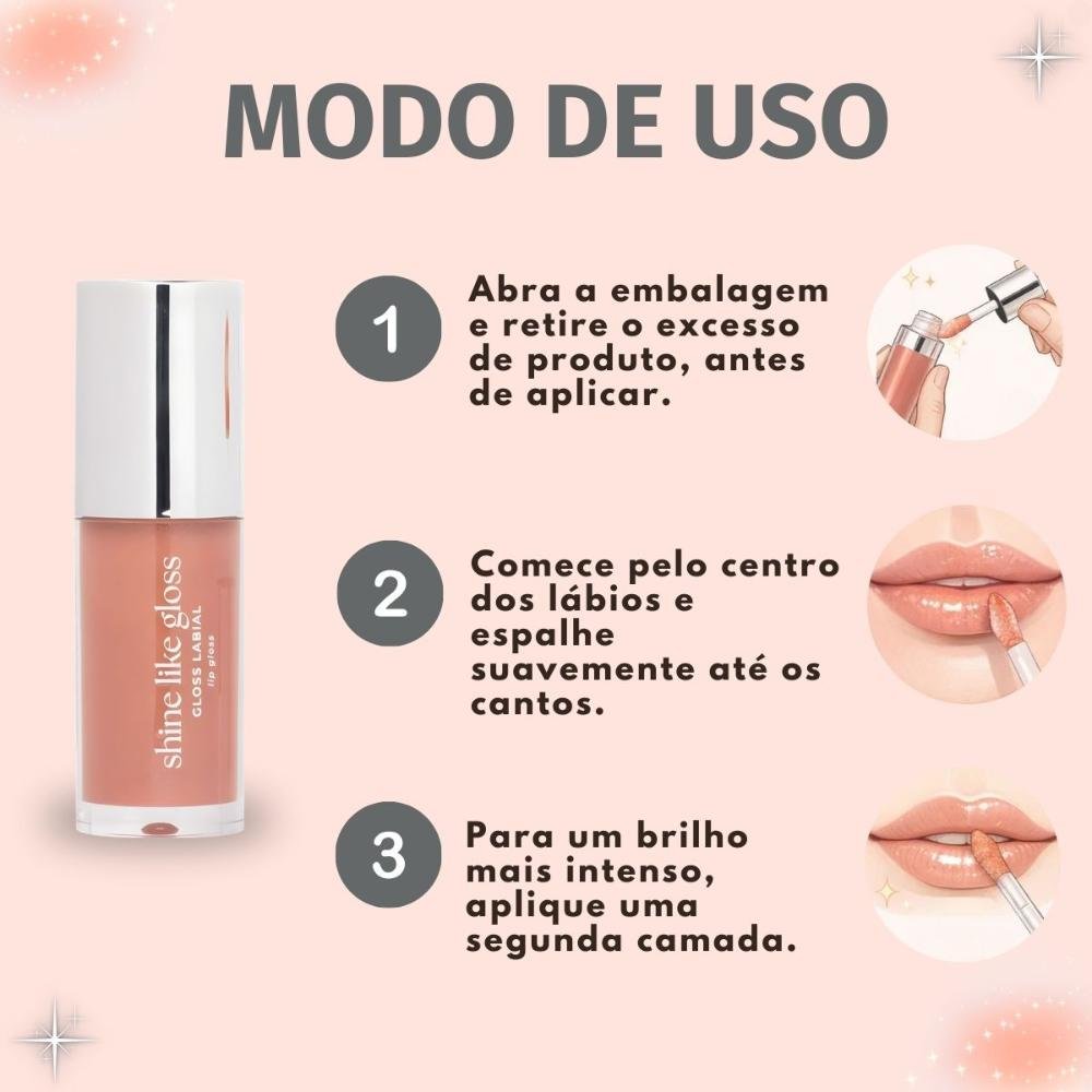 Gloss Labial Ruby Rose Blow Shine Like Gloss Sb10 Soft Shine Hb-l6408-1 Soft 6