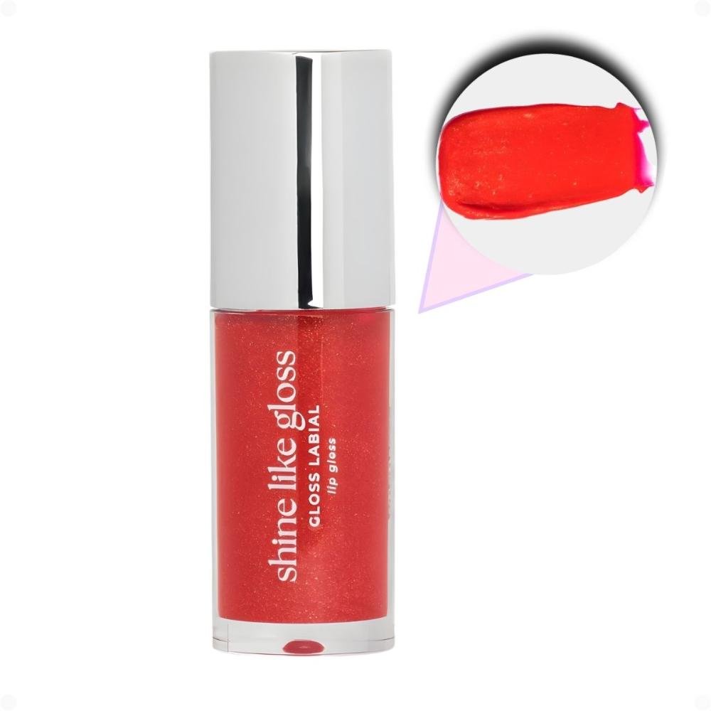 Gloss Labial Ruby Rose Blow Shine Like Gloss Sb40 Shy Shine Hb-l6408-4 Shy 3