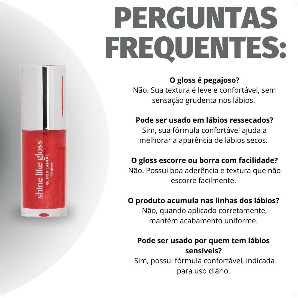 Gloss Labial Ruby Rose Blow Shine Like Gloss Sb40 Shy Shine Hb-l6408-4 Shy 7