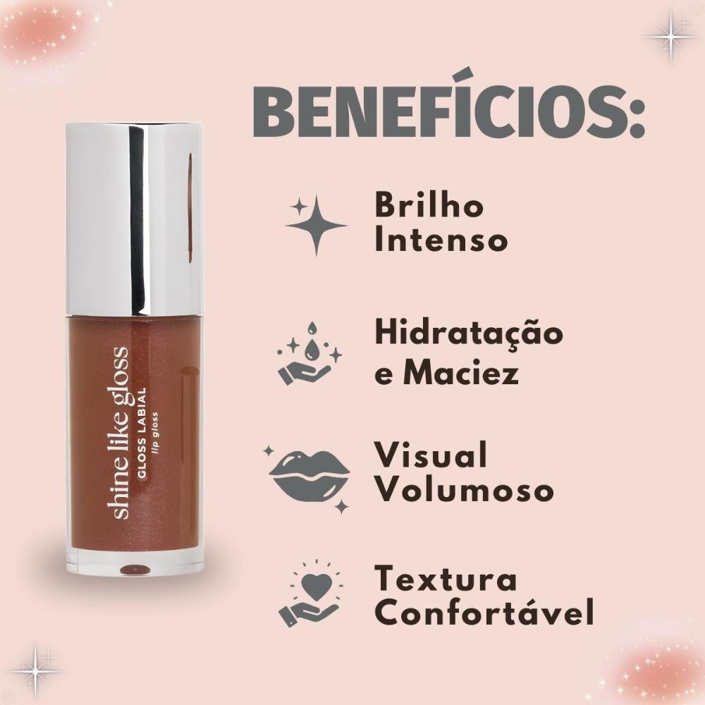 Gloss Labial Ruby Rose Blow Shine Like Gloss Sb60 Loud Shine Hb-l6408-6 Loud 2