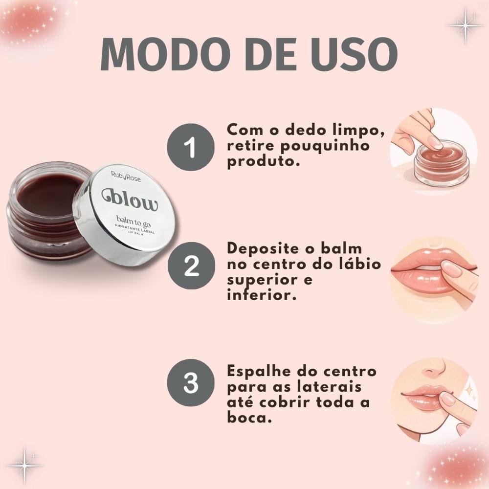 Hidratante Labial Ruby Rose Blow Balm To Go Bg50 Go To The Gym Hb-l6508-5 Go To The Gym 6