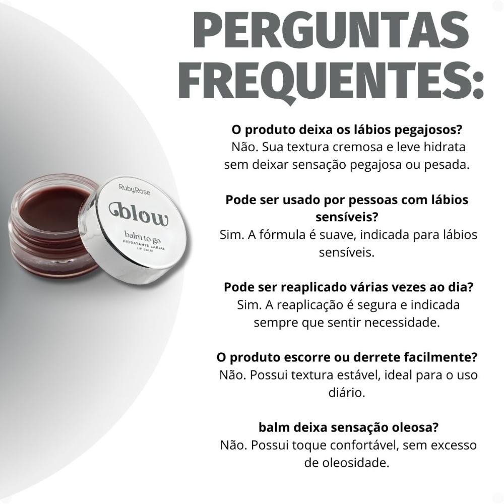 Hidratante Labial Ruby Rose Blow Balm To Go Bg50 Go To The Gym Hb-l6508-5 Go To The Gym 7