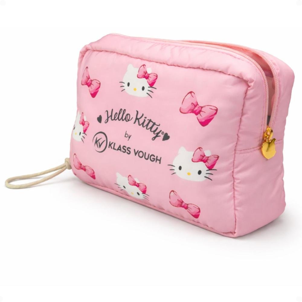 Necessaire Impermeável Klass Vough Hello Kitty Rosa Ref.Kchk-20