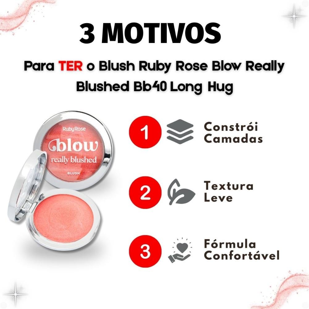 Blush Ruby Rose Blow Really Blushed Bb40 Long Hug Hb-m12-4 Long Hug 5