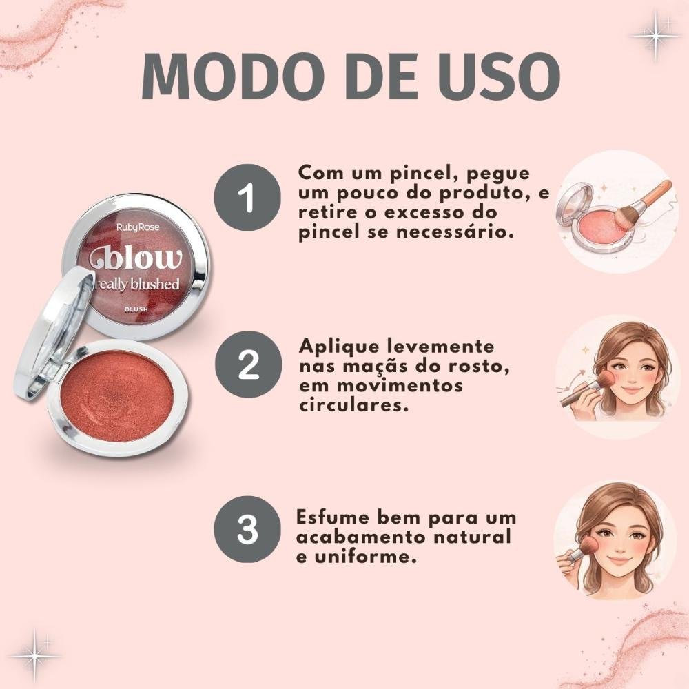 Blush Ruby Rose Blow Really Blushed Bb50 Personal Notes Hb-m12-5 Personal Notes 6