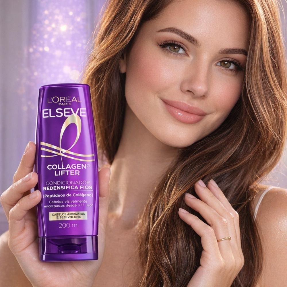 Condicionador Redensifica Fios Elseve Collagen Lifter 200ml 200ml 3