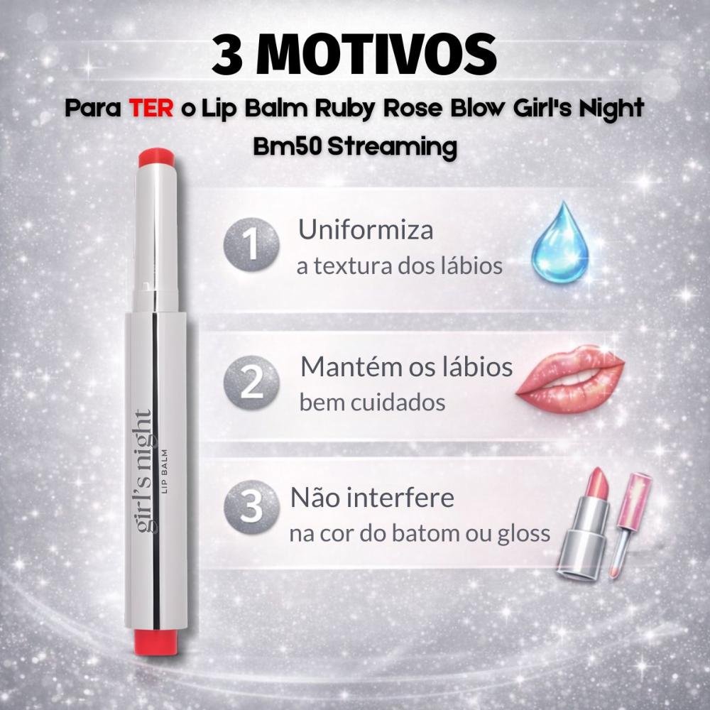 Lip Balm Ruby Rose Blow Girl's Night Bm50 Streaming Hb-l6512-5 Streaming 5