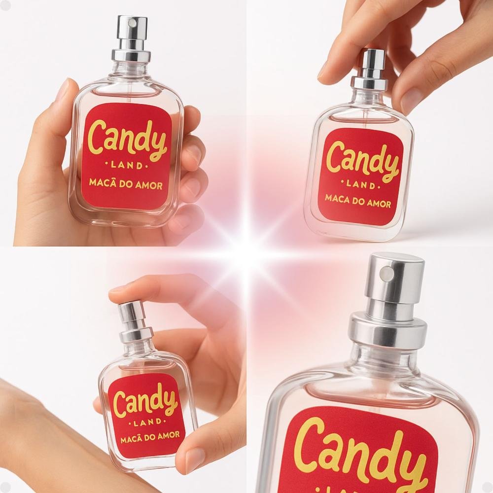 Desodorante Colônia Jequiti Teen Candy Land Maçã do Amor 25ml 25ml 3