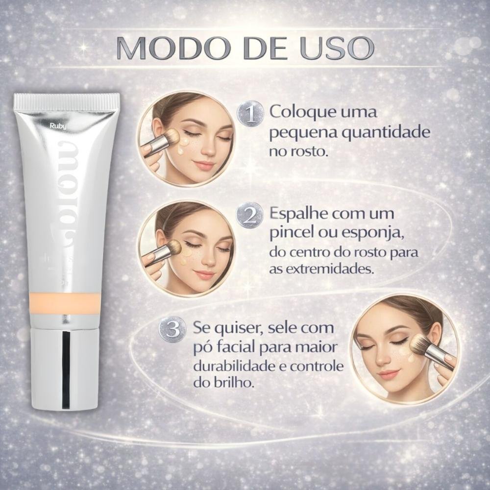 Base Líquida Ruby Rose Blow Oh My Skin! F-bw30 Hb-m303-3 Cor bw30 6