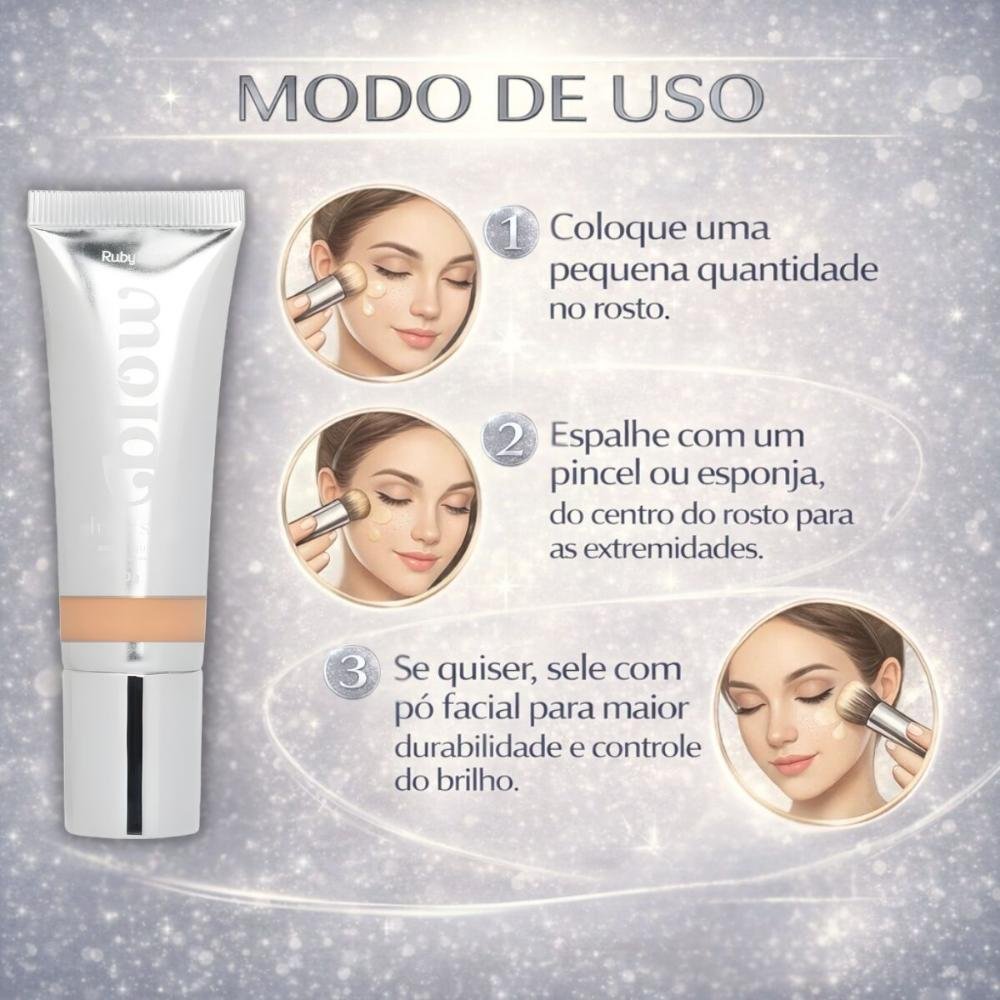 Base Líquida Ruby Rose Blow Oh My Skin! F-bw50 Hb-m303-5 Cor bw50 6