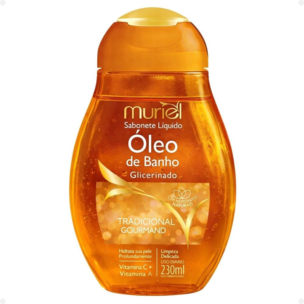 Sabonete Líquido Muriel Óleo De Banho Tradicional Gourmand 230ml 230ml 8