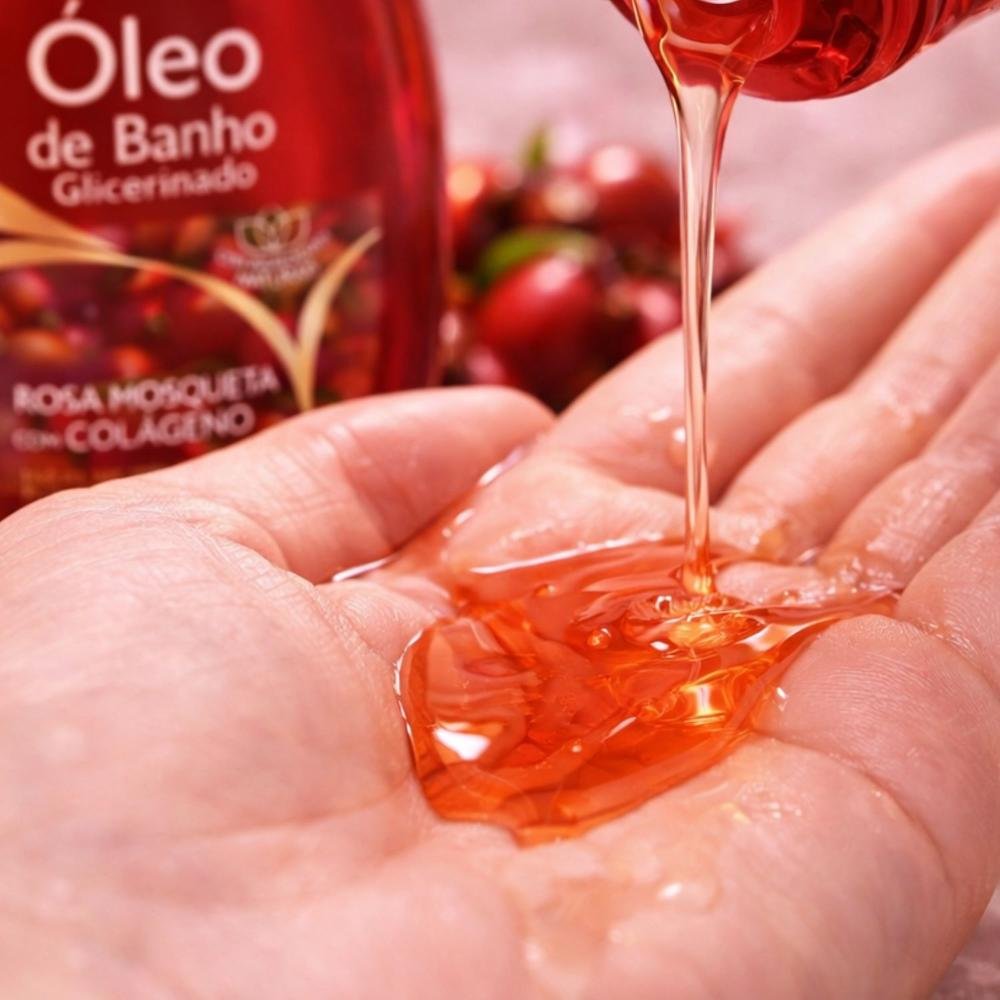 Sabonete Líquido Muriel Óleo de Banho Rosa Mosqueta Com Colágeno 230ml 230ml 4