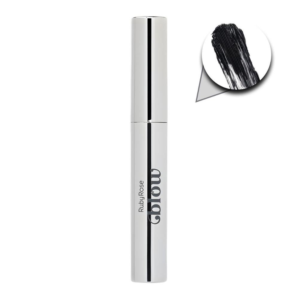 Máscara Para Cílios Ruby Rose Blow Dramatic!!! Black To Black Hb-e2005 Preto 3