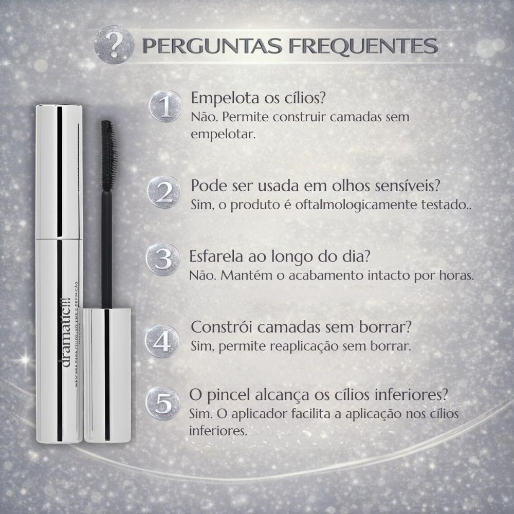 Máscara Para Cílios Ruby Rose Blow Dramatic!!! Black To Black Hb-e2005 Preto 7