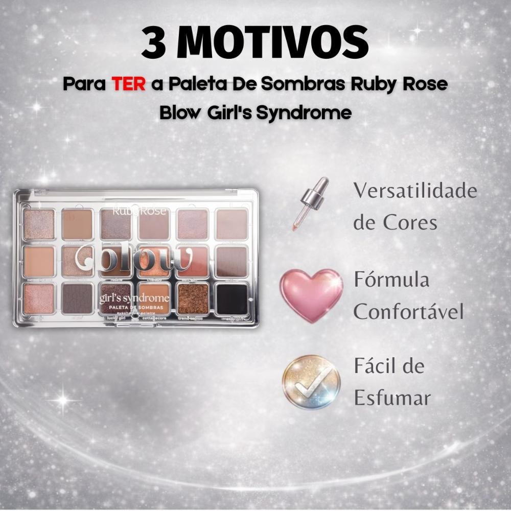 Paleta De Sombras Ruby Rose Blow Girl's Syndrome Hb-e2206 ÚNICO 5