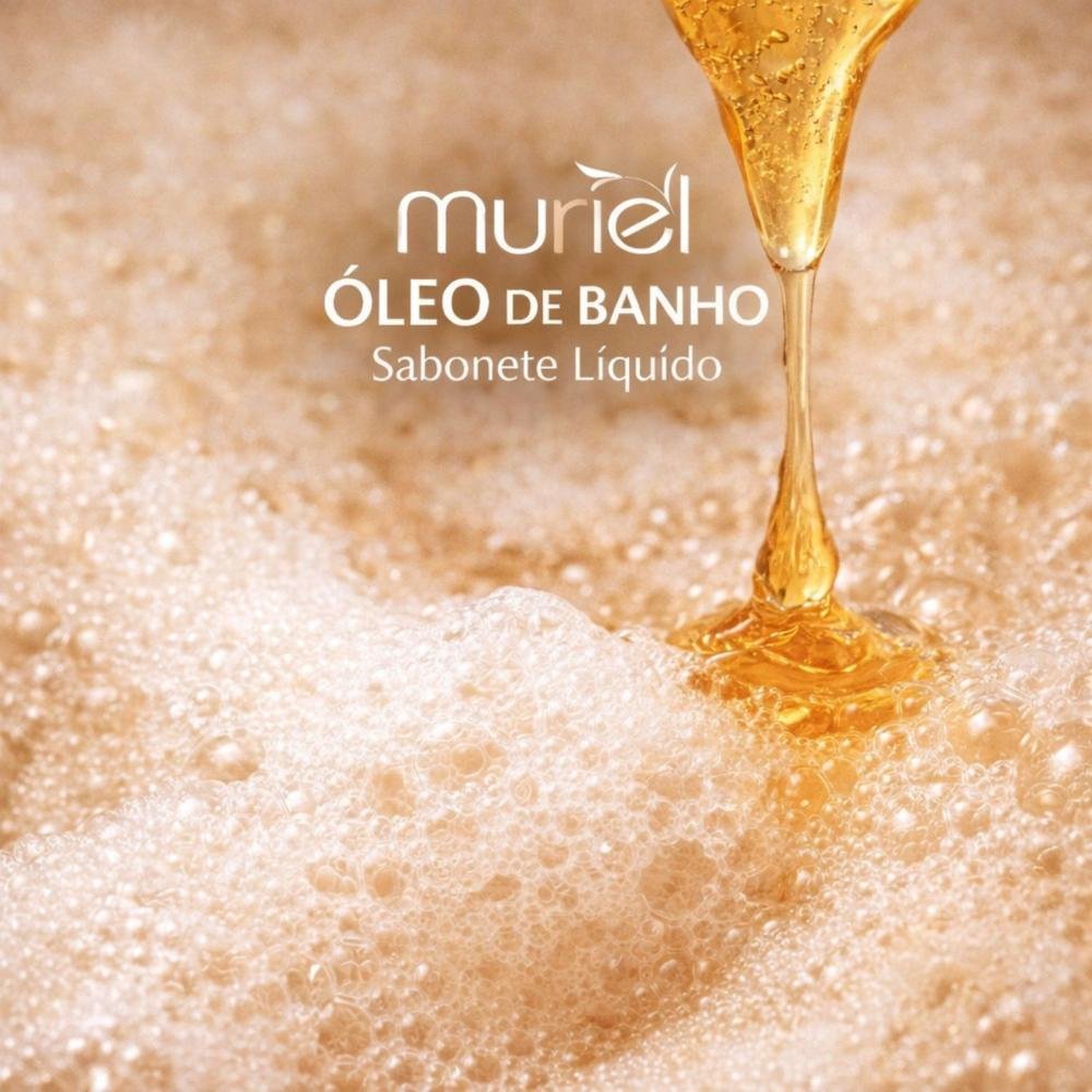 Sabonete Líquido Muriel Óleo De Banho Glicerinado Árabe 230ml 230ml 4