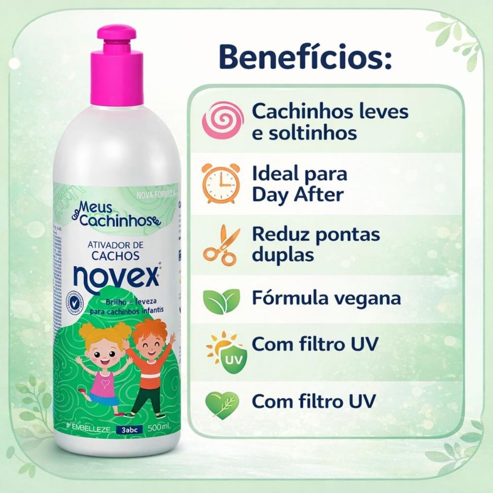 Ativador De Cachos Novex Meu Cachinhos 3abc 500ml 500ml 2