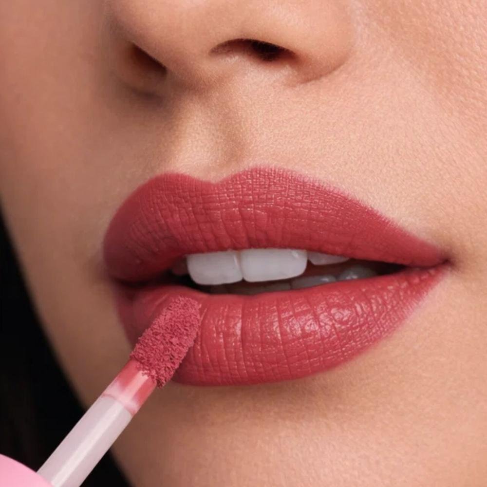 Batom, Blush e Sombra 3x1 Luluca By Melu Got It All You Serve Rr-M1007-3 Cor M1007-3 3