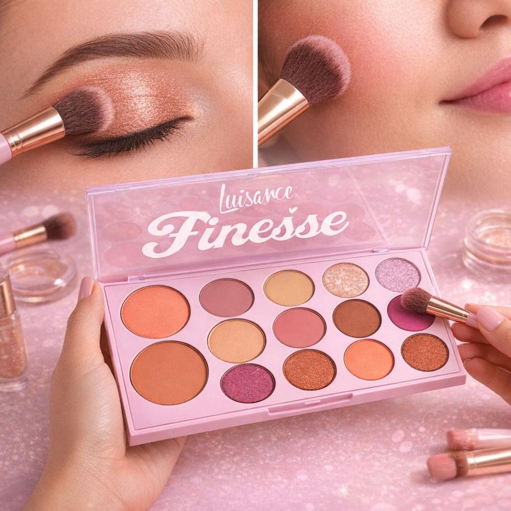 Paleta De Sombras e Blush Luisance Finesse Ref.: L1116 ÚNICO 3