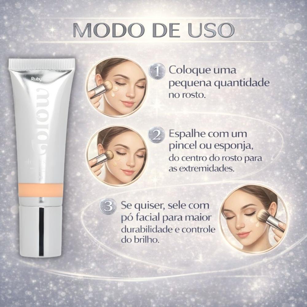 Base Líquida Ruby Rose Blow Oh My Skin! F-bw40 Hb-m303-4 Cor bw40 6