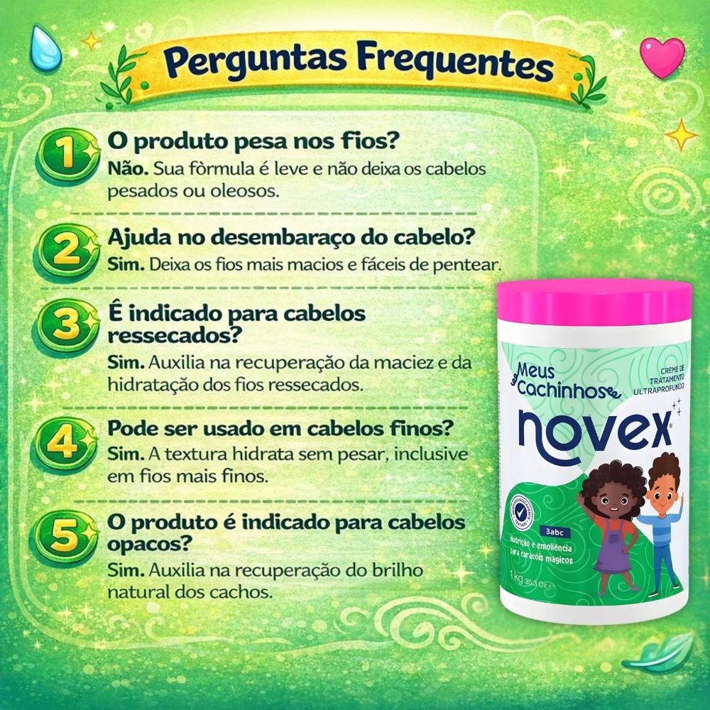 Creme De Tratamento Ultraprofundo Novex Meus Cachinhos 3abc 1kg 1kg 2