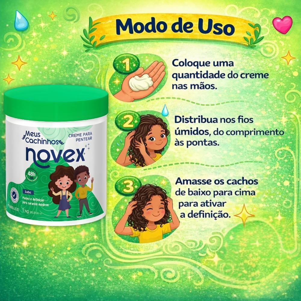 Creme Para Pentear Novex Meus Cachinhos 3abc 1kg 1kg 5