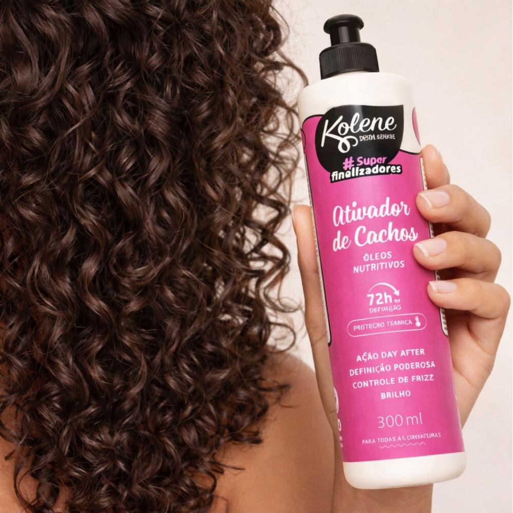 Ativador de Cachos Kolene #Super Finalizadores Óleos Nutritivos 300ml 300ml 3